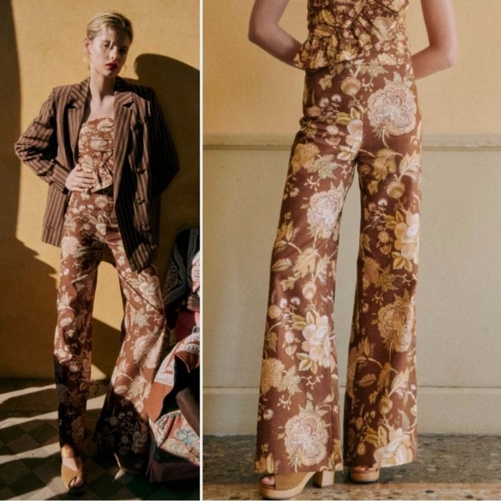 Sezane Tyler Trousers Adana Maxi - Size 6